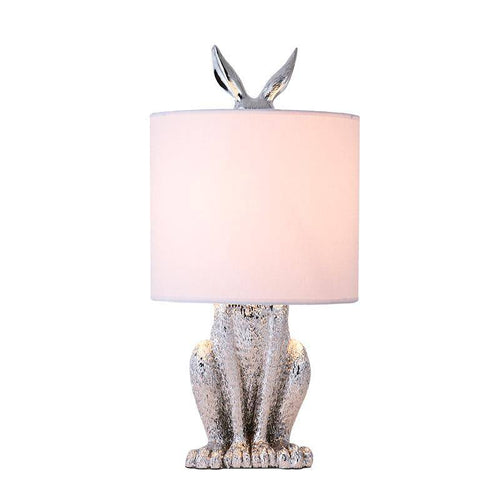 Lampe à poser design LED en résine style lapin Decor
