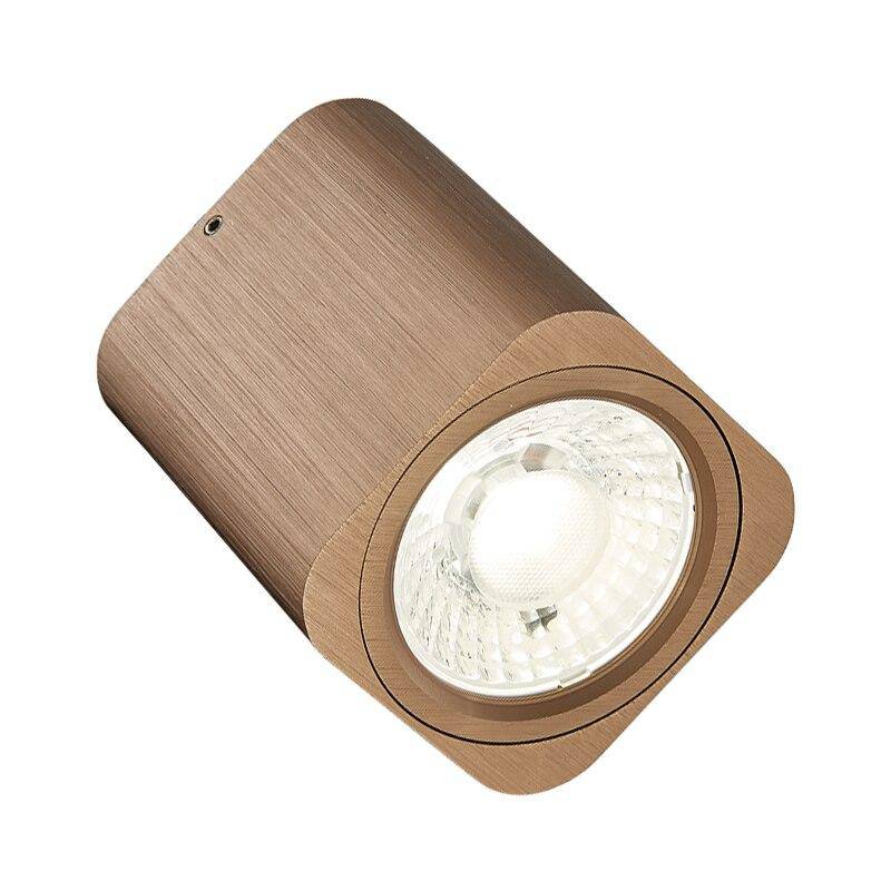 Spot design à LED cubique en métal coloré Light Hall