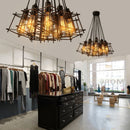 Lustre industrielle avec lampes cubiques suspendues Onigun