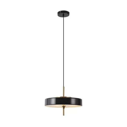 Suspension design LED avec abat-jour circulaire en métal style Juna - vue 10 sur 9