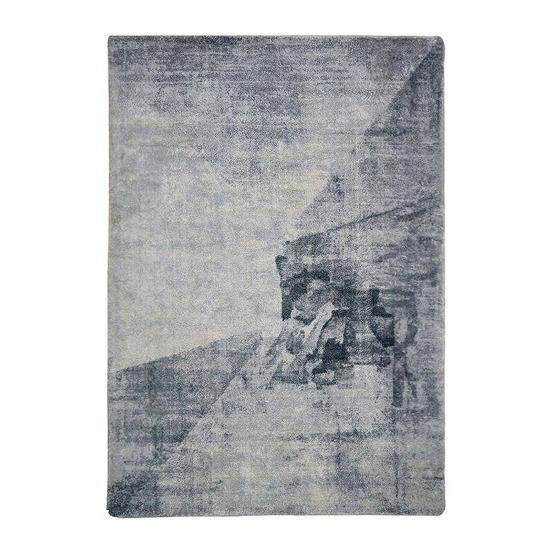 Tapis rectangle moderne style shaggy - vue 4 sur 3