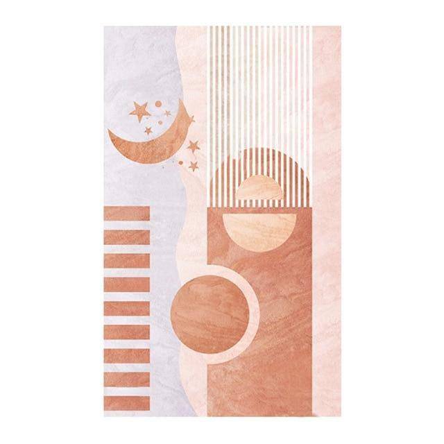 Tapis rectangle aux formes géométriques modernes Alia A