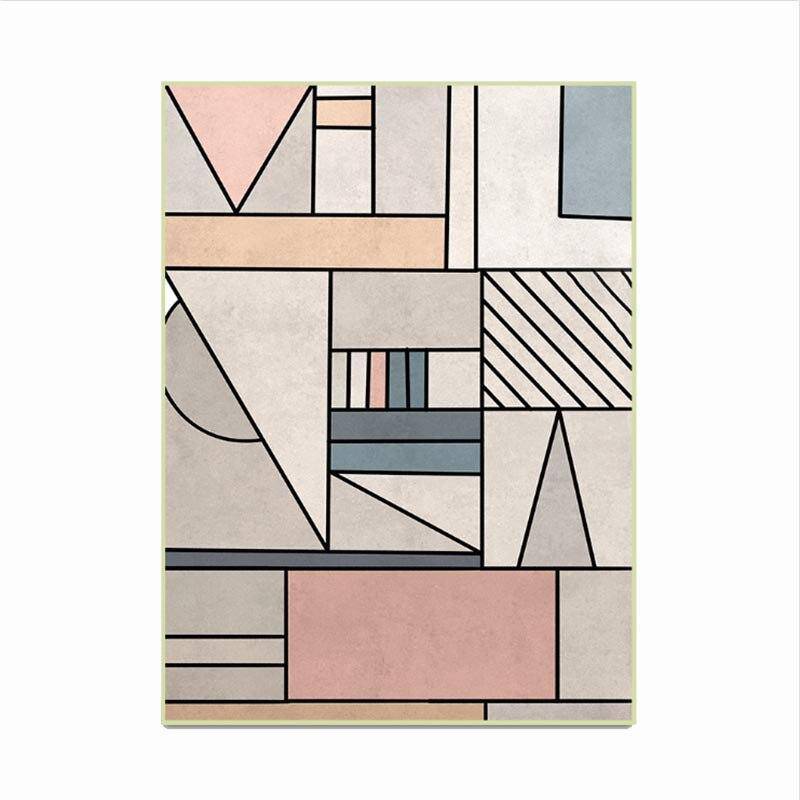 Tapis rectangle à formes géométriques colorées Rugs - vue 5 sur 4