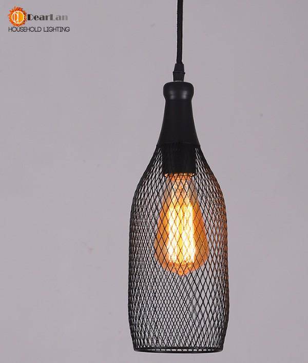 Suspension cage en forme de bouteille Hall