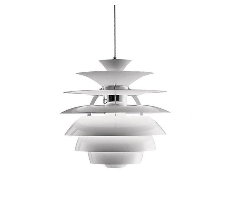 Suspension design LED abat-jour métal de plusieurs formes