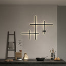 Applique murale design LED barres lumineuses simples Amayel