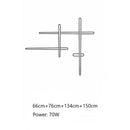 Applique murale design LED barres lumineuses simples Amayel