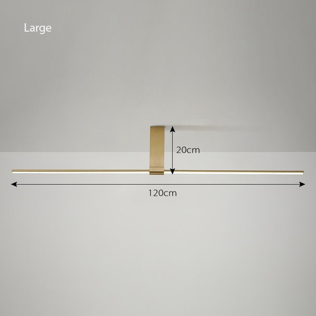 Plafonnier moderne LED minimaliste barre lumineuse Mahil