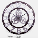 Horloge murale en métal vintage à chiffres romains ou digitaux Numeral