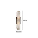 Applique murale design LED en marbre allongé luxury