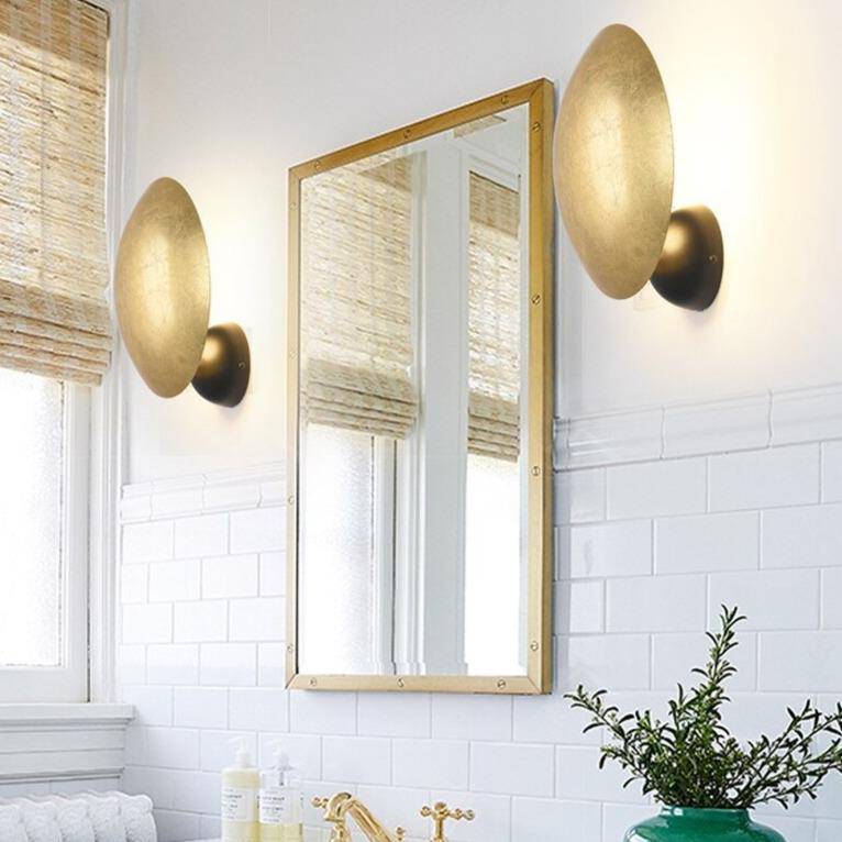 Applique murale design LED avec abat-jour arrondi en métal Luxury - vue 6 sur 8
