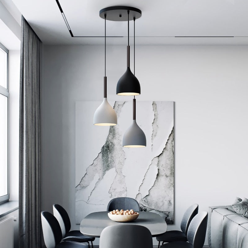 Suspension moderne LED minimaliste en métal Willo