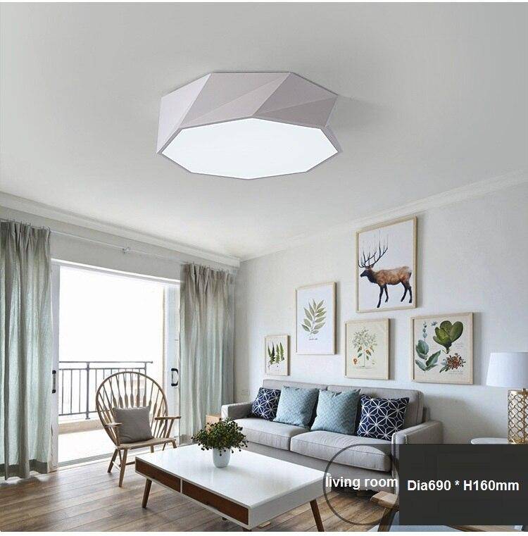 Plafonnier design LED géométrique diamant Bwart - vue 5 sur 5