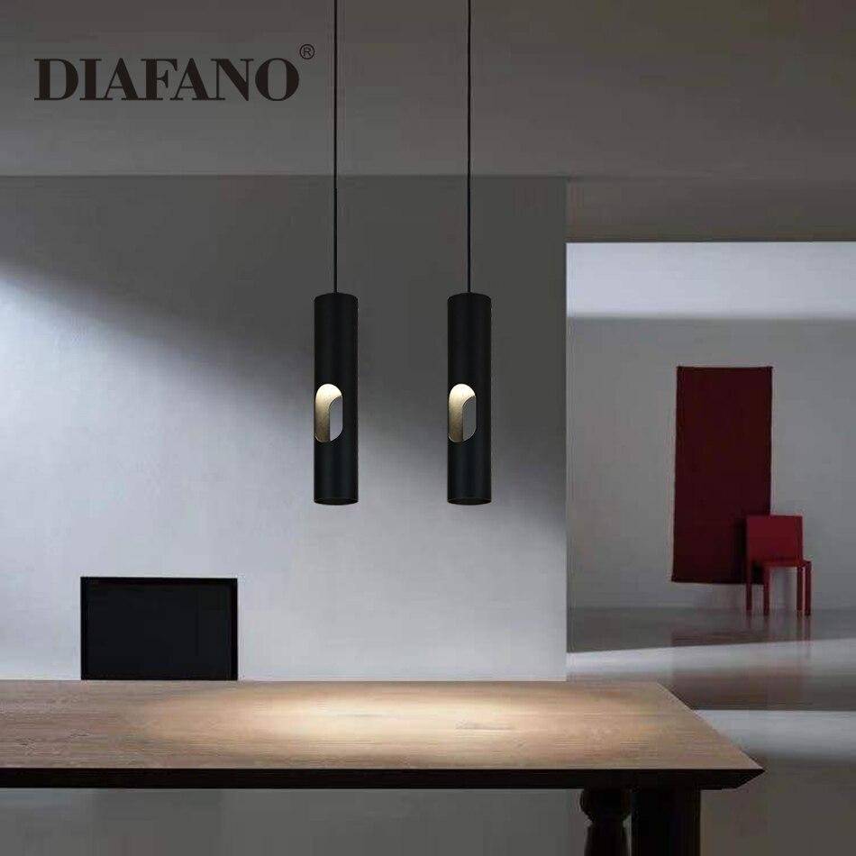 Suspension moderne LED avec tube cylindrique en aluminium Hotel - vue 3 sur 6