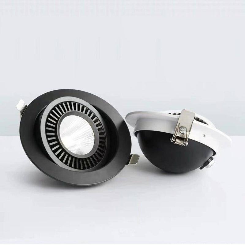 Spot moderne rond LED à encastrer orientable