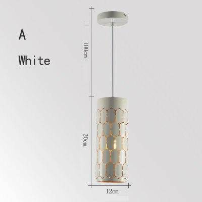 Suspension design LED avec abat-jour retro arrondi en métal - vue 11 sur 12