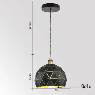 Suspension design LED arrondie avec plusieurs plaques métal Hang - vue 4 sur 5