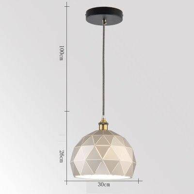 Suspension design LED arrondie avec plusieurs plaques métal Hang - vue 6 sur 5