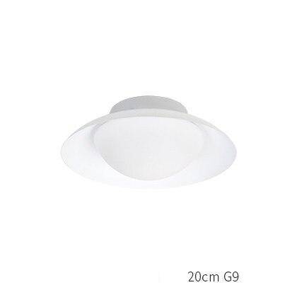 Plafonnier moderne LED avec abat-jour arrondi et boule lumineuse