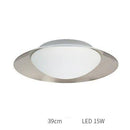 Plafonnier moderne LED avec abat-jour arrondi et boule lumineuse
