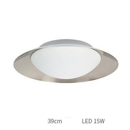 Plafonnier moderne LED avec abat-jour arrondi et boule lumineuse
