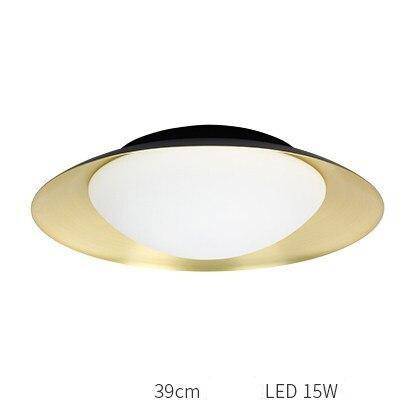 Plafonnier moderne LED avec abat-jour arrondi et boule lumineuse