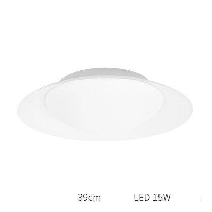Plafonnier moderne LED avec abat-jour arrondi et boule lumineuse - vue 17 sur 19