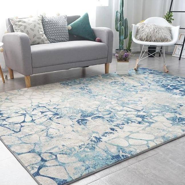 Tapis rectangle moderne style Light Luxury B - vue 3 sur 3