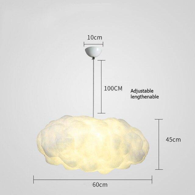 Suspension moderne LED en forme de nuage Kids