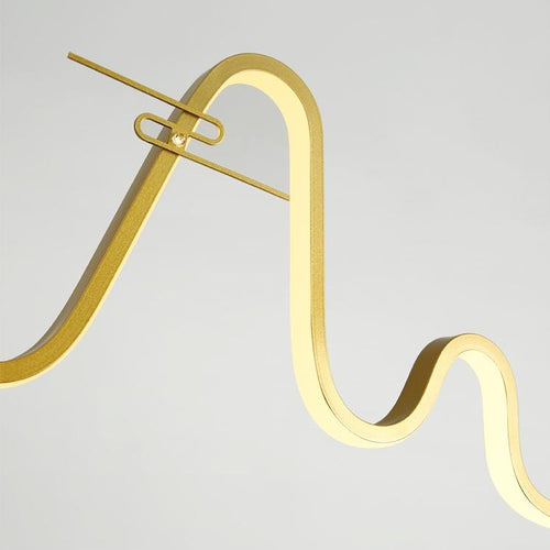 Lustre design à LED en forme de vague Lusteria - vue 9 sur 8
