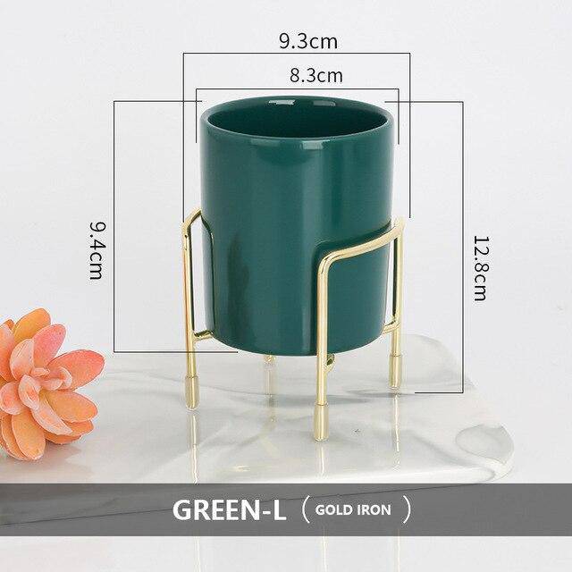 Piédestal pour plantes sur pied bas moderne Loft