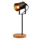 Lampe à poser design à LED avec abat-jour en métal rétro Study