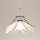 Suspension moderne LED abat-jour avec pétales triangulaires Andrea