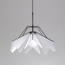 Suspension moderne LED abat-jour avec pétales triangulaires Andrea
