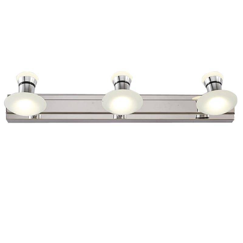 Applique murale LED chromée pour tableau et salle de bain - vue 6 sur 6