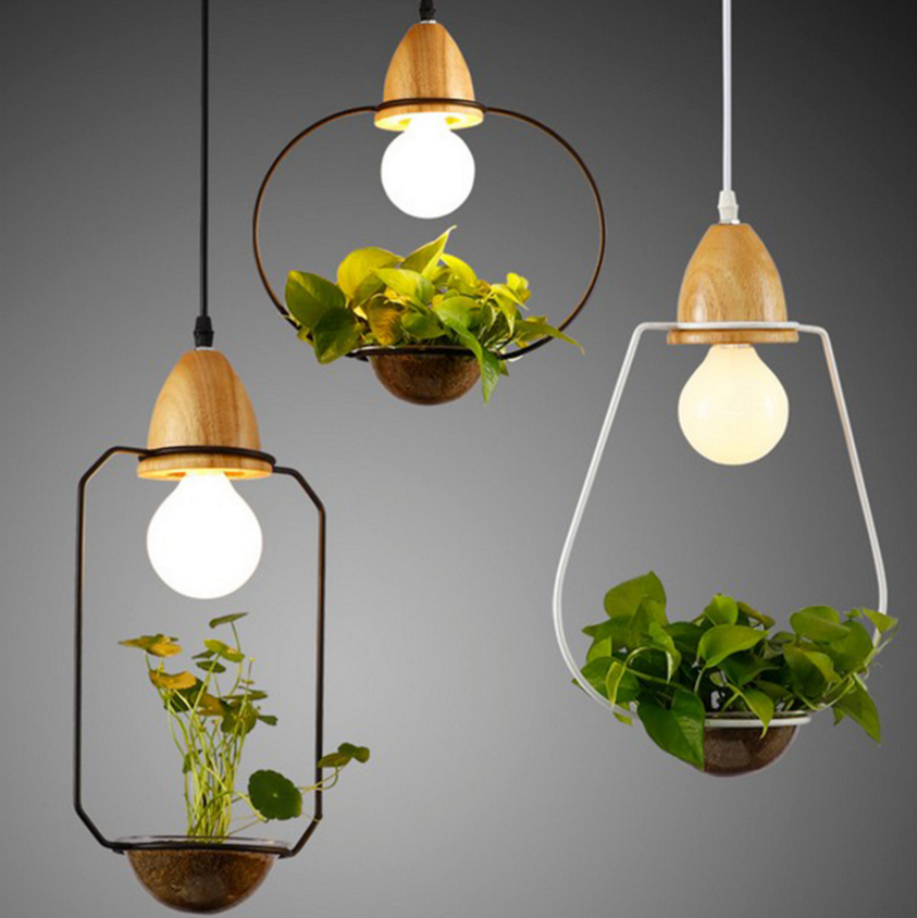 Suspension LED art déco avec des plantes Mira - vue 3 sur 10