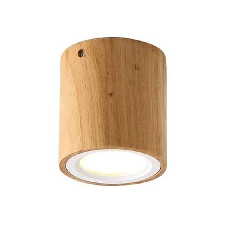 Spot design à LED en bois style Loft - vue 4 sur 5