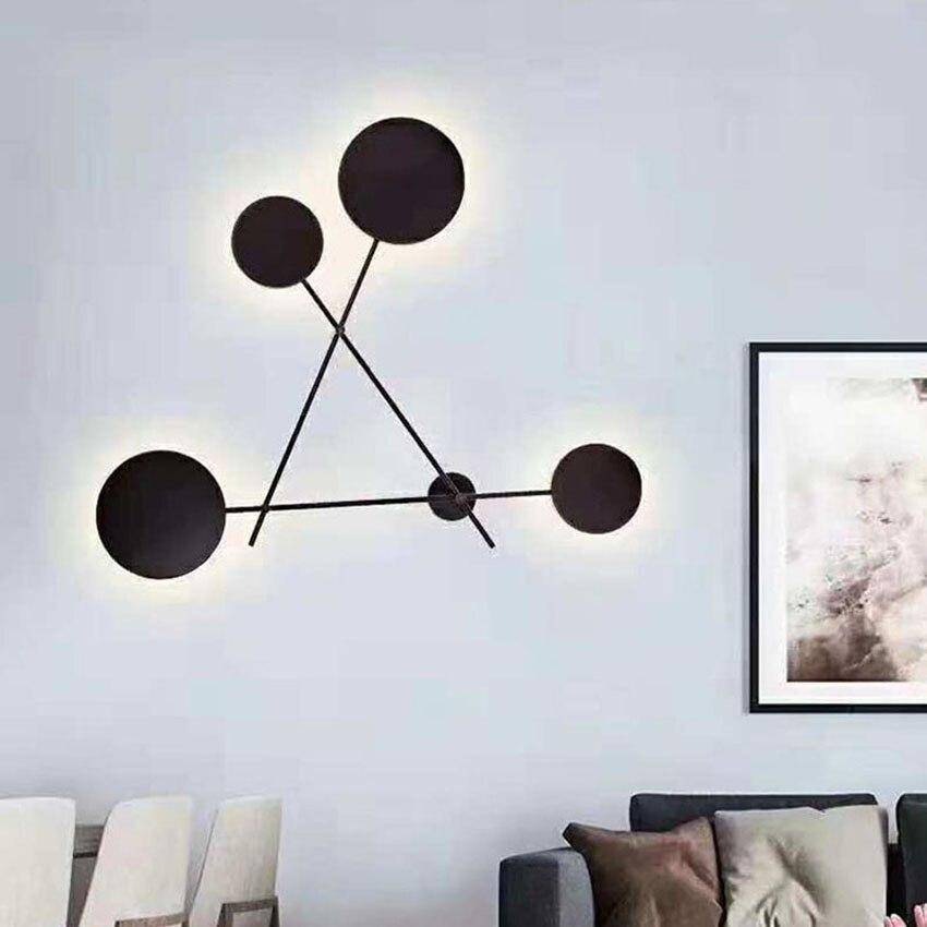 Applique murale design à LED en métal avec plusieurs disques Fly - vue 3 sur 8