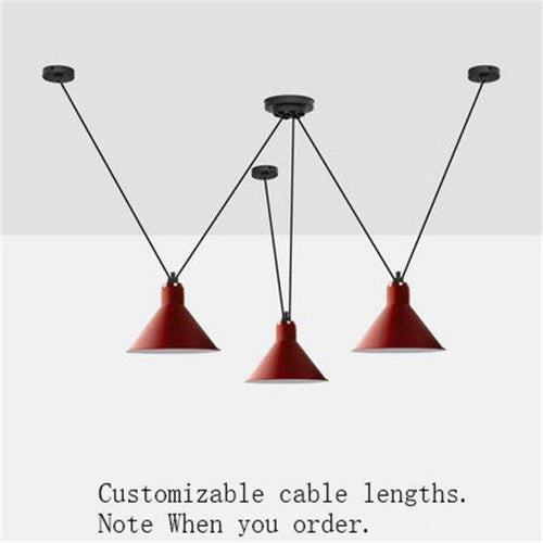 Lustre LED design avec plusieurs lampes suspendues Art - vue 18 sur 25
