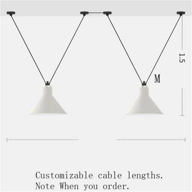 Lustre LED design avec plusieurs lampes suspendues Art - vue 5 sur 25
