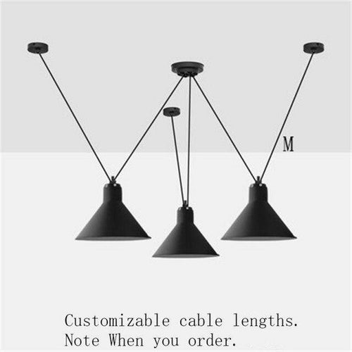 Lustre LED design avec plusieurs lampes suspendues Art - vue 12 sur 25