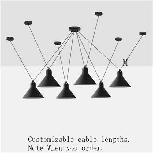 Lustre LED design avec plusieurs lampes suspendues Art - vue 24 sur 25