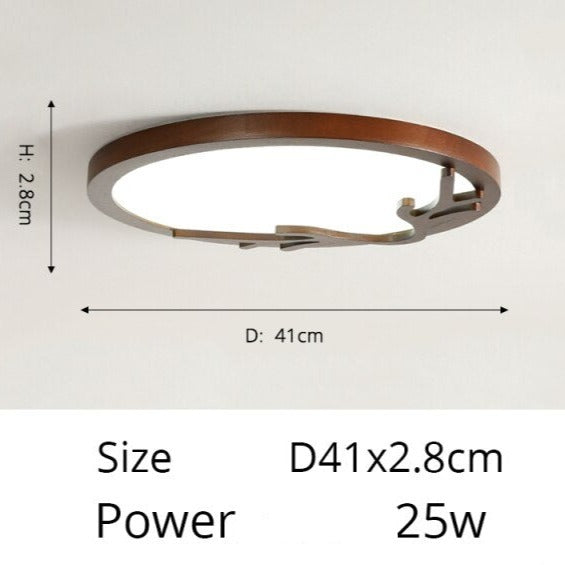 Plafonnier scandinave et rond avec design original Benilde