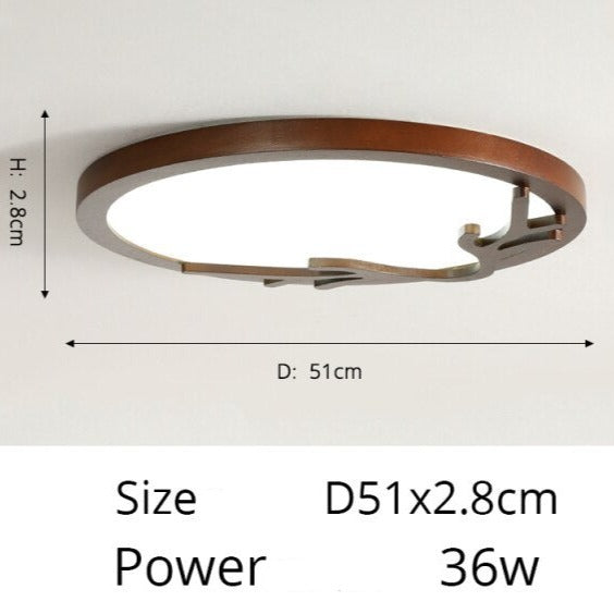 Plafonnier scandinave et rond avec design original Benilde