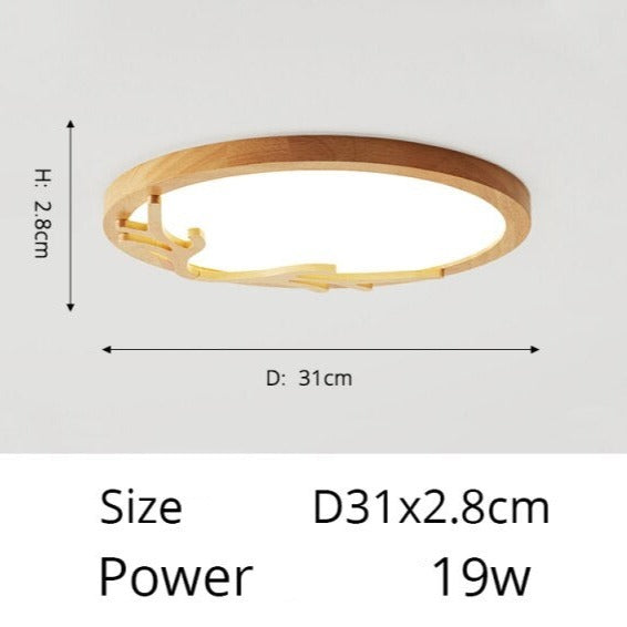 Plafonnier scandinave et rond avec design original Benilde