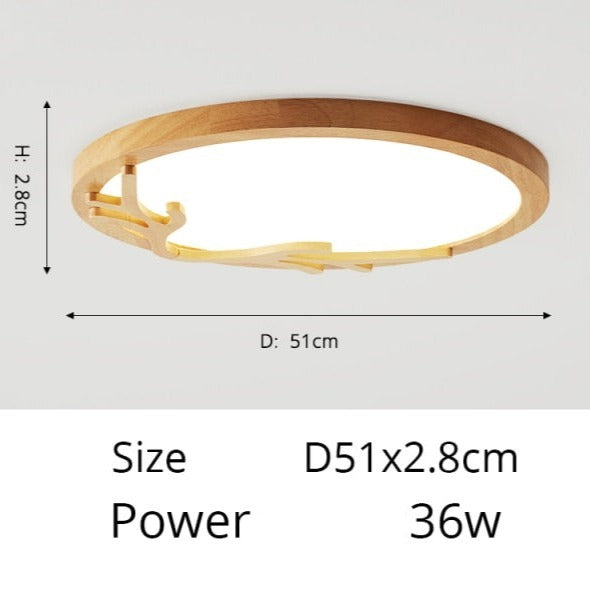 Plafonnier scandinave et rond avec design original Benilde