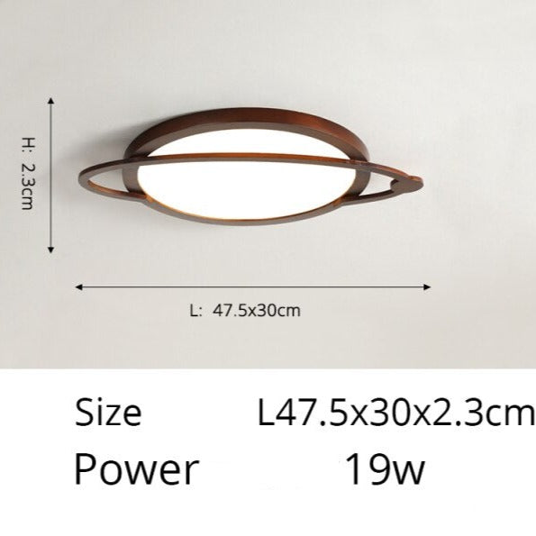Plafonnier scandinave et rond avec design original Benilde