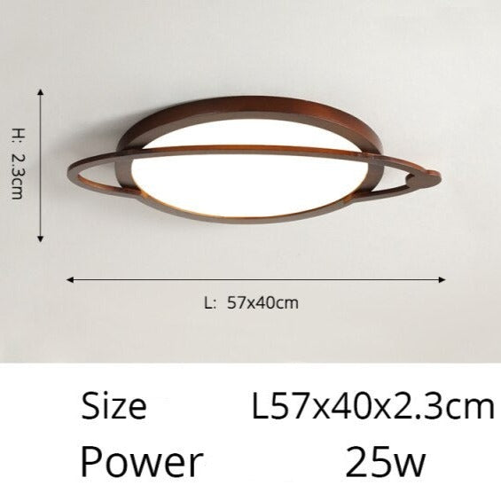 Plafonnier scandinave et rond avec design original Benilde