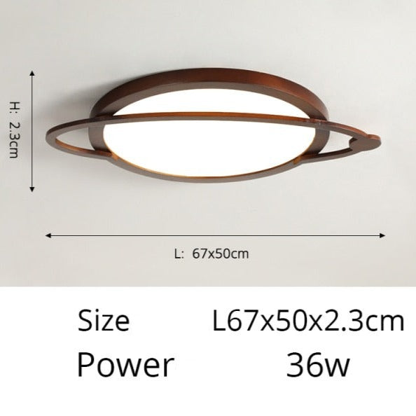 Plafonnier scandinave et rond avec design original Benilde
