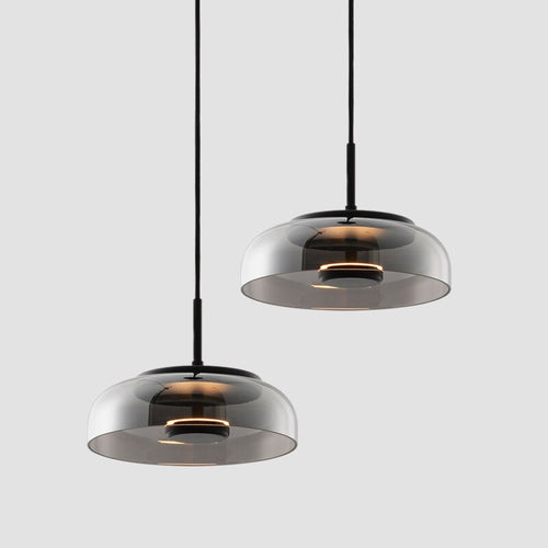 Suspension design ronde en verre LED Glass - vue 4 sur 5